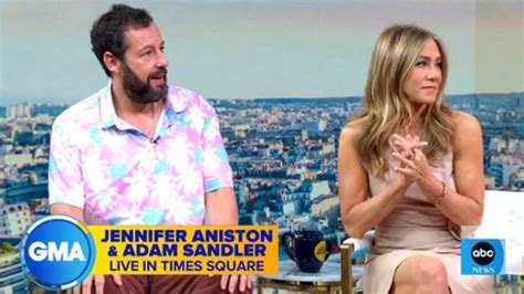 Adam Sandler calls Jennifer Aniston “one of the funniest people ...