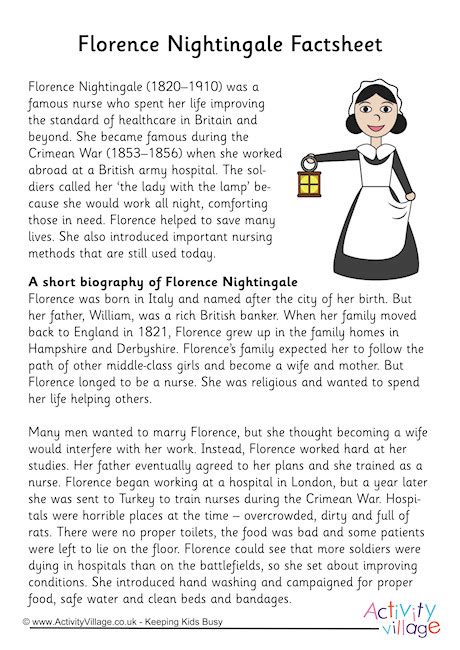 Florence Nightingale Factsheet