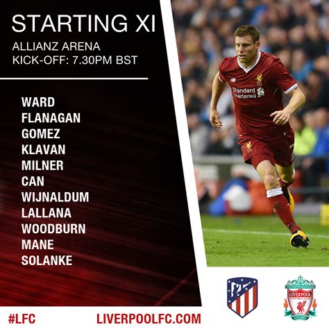 Starting line-ups: Liverpool v Atletico Madrid - ITV News