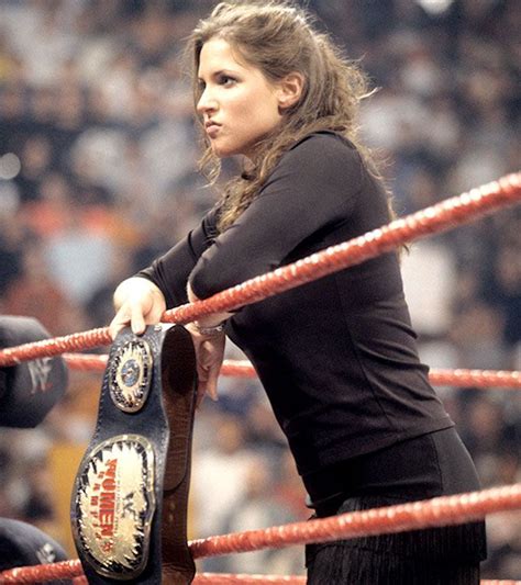 Stephanie McMahon as WWF's Women't Champion circa 2000 WWE