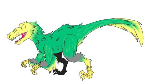 Feathered Velociraptor by CarinoIsUnique26 on DeviantArt