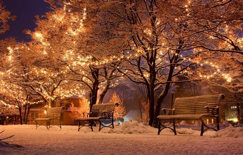 Winter Desktop Lights Wallpapers - Wallpaper Cave