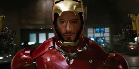 RDJ Tries Iron Man’s Helmet For the First Time in BTS Image