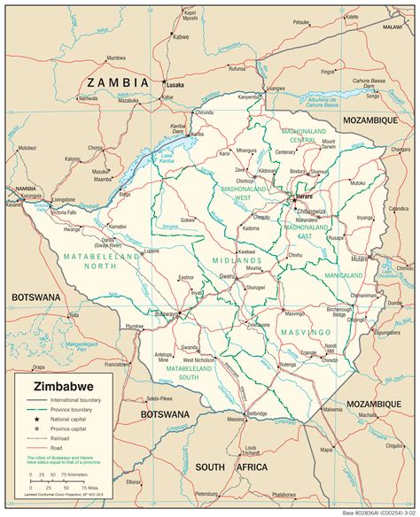 Zimbabwe Maps - Perry-Castañeda Map Collection - UT Library Online