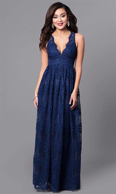 Formal Long Lace Prom Dress Under $200 - PromGirl