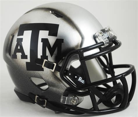 Texas A&M Aggies Authentic Full Size Speed Helmet - Ice | Football helmets, Mini football helmet ...