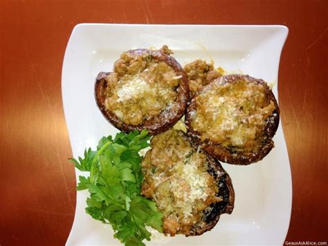 Grilled Portabella Mushroom Caps | Geaux Ask Alice!