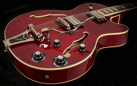 Epiphone Emperor Swingster - Wine Red - Peach Guitars