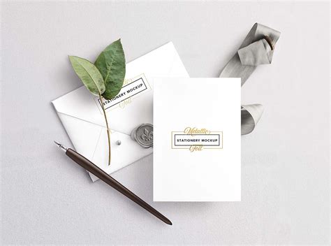 Free Wedding Stationery Mockup (PSD)