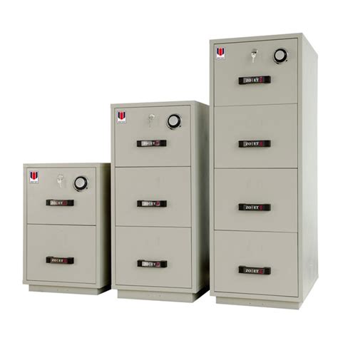 2 Hour Fireproof File Cabinet , Fire Resistant File Cabinet With Combination Lock