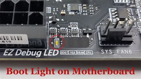 Boot Light on Motherboard: What It Means & How to Fix