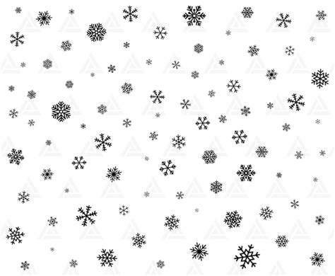 Snowflake Svg Winter Pattern Svg Christmas Template Svg | Etsy