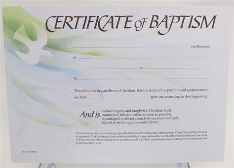 2022 Baptism Certificate Fillable Printable Pdf And Forms Handypdf ...