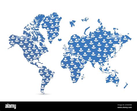 World map population illustration design over a white background Stock Vector Image & Art - Alamy