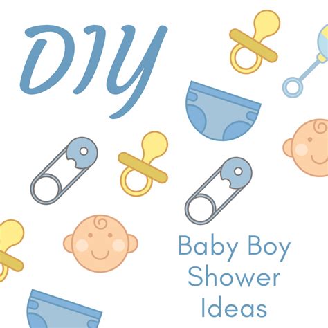 75+ Easy DIY Baby Shower Ideas for Boys - Holidappy