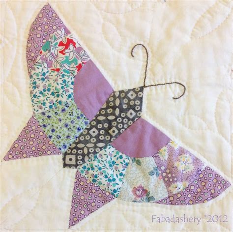 Fabadashery: #2 Butterfly Quilt - Techniques and Construction