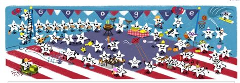 [Téléchargement] Google Doodle Baseball Game 4th Of July Gratuit | Example PNG