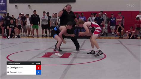 57 Kg Quarterfinal - Shane Corrigan, Askren Wrestling Academy Vs Bo Bassett, Bishop McCort High ...