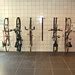 Wall mounted bike racks at Damen Brown Line | Flickr - Photo Sharing!