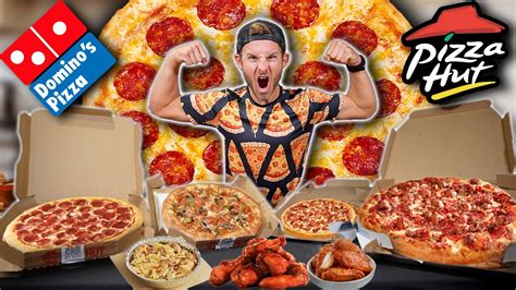 THE CLASH OF THE CALORIES! (PIZZA HUT VS. DOMINOS) - YouTube