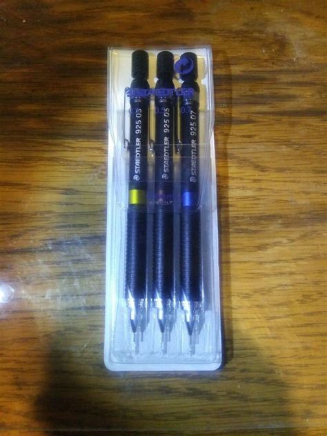 Staedtler Mechanical Pencil for Drawing Set of 3 925 WS3 Germany ...