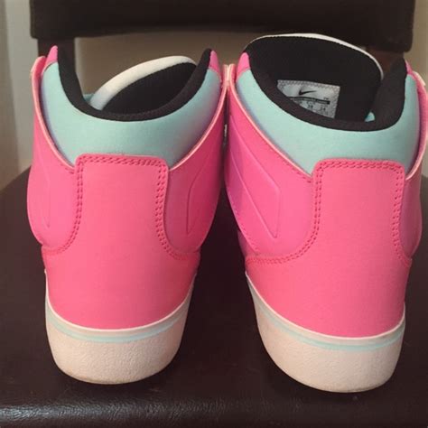 Nike | Shoes | Pink Nike High Tops 55 Youth Size Womens 7 | Poshmark