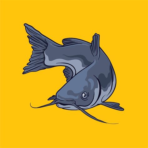 Premium Vector | Catfish vector illustration