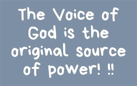 Voice of God