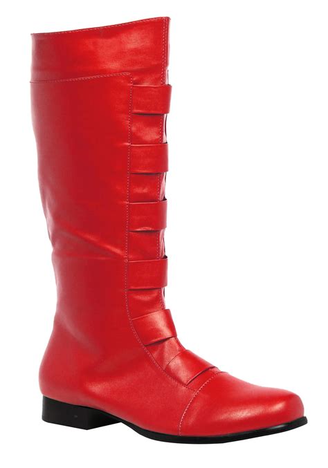 Adult Red Superhero Boots