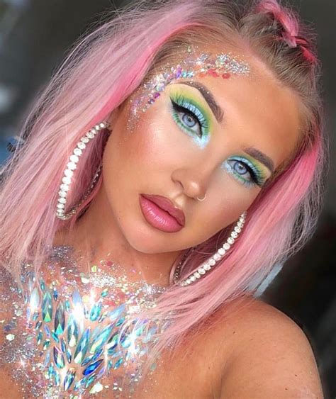 Rave Makeup | Festival makeup rave, Festival makeup glitter, Rave makeup