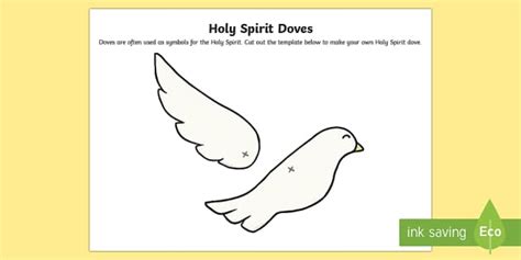 Holy Spirit Doves Worksheet / Worksheet (teacher made)