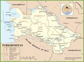 Turkmenistan Maps | Maps of Turkmenistan