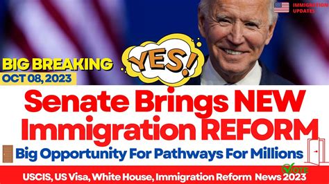 SENATE BRINGS NEW IMMIGRATION REFORM 2023 | GREEN CARD CITIZENSHIP PATHWAYS FOR MILLIONS - YouTube