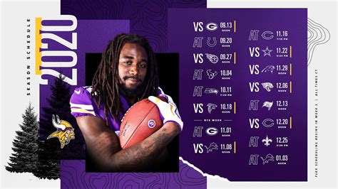 A Deep-Dive into the Minnesota Vikings' 2020 Schedule Which Includes a ...