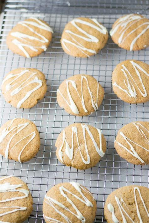 Ginger Cookies with White Chocolate Drizzle - Salu Salo Recipes