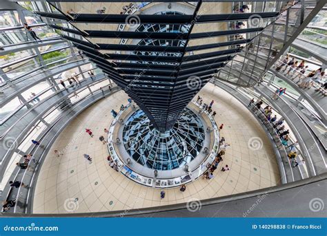 The Reichstag Dome Is A Glass Dome Constructed On Top Of The Rebuilt Reichstag Building ...