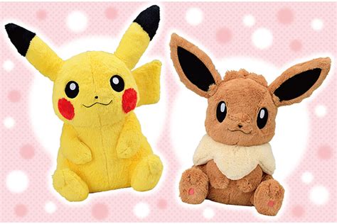 Extra Fuzzy Pikachu & Eevee Plushies | Pokepolitan