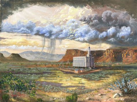 "St. George Temple 1888" | Heaven painting, Lds art, Fine arts posters