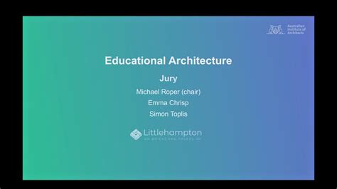 Educational Architecture Shortlist | 2023 Victorian Architecture Awards Night - YouTube