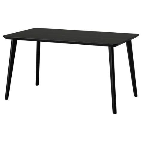 LISABO Table, noir, 140x78 cm - IKEA in 2021 | Ikea dining table, Ikea, Ikea dining
