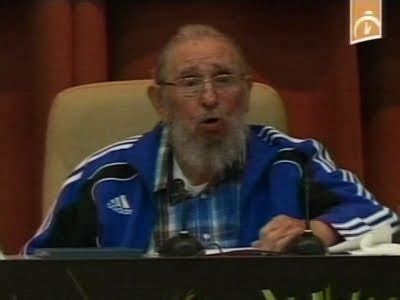 Fidel Castro Gives Rare Speech - YouTube