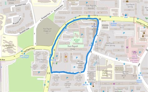 Toa Payoh View Walking And Running Trail - Singapore, Central Region | Pacer