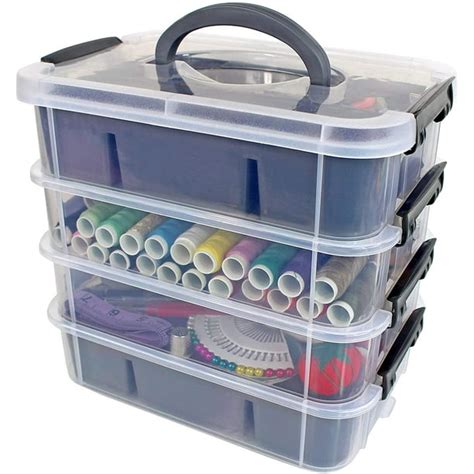 Stackable Plastic Storage Containers by Bins & Things | Plastic Storage ...