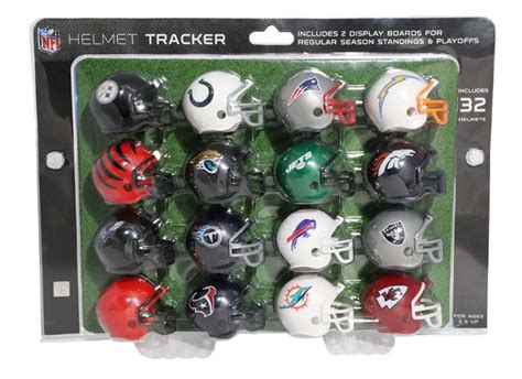 Riddell NFL Mini Helmet Tracker Set of 32 Teams with Display 2023 - Walmart.com