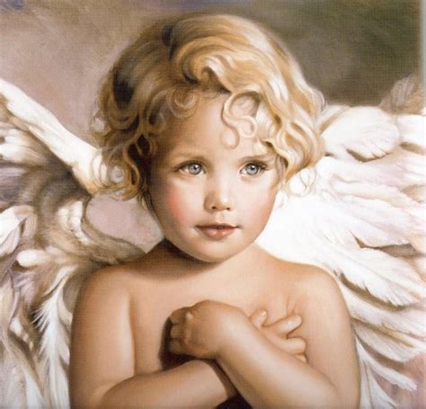 Baby Angel Painting at PaintingValley.com | Explore collection of Baby ...