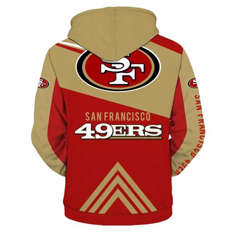 16% OFF San Francisco 49ers Zip Up Hoodies Cheap 3D Sweatshirt Football ...