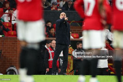 Pep Guardiola the head coach / manager of Manchester City during the ...