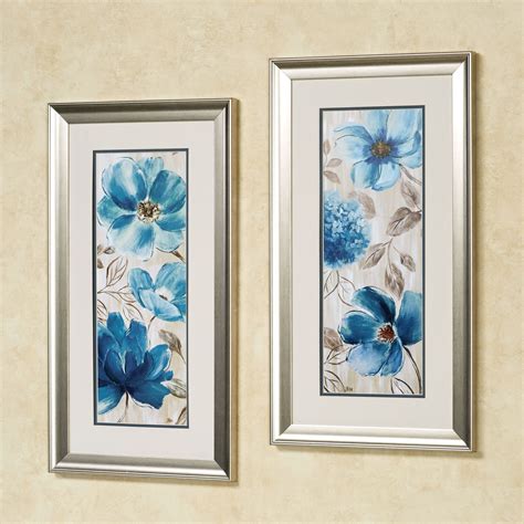 Blue Flower Framed Art ~ Shop Oliver Gal 'beautiful Growth Light Blue ...