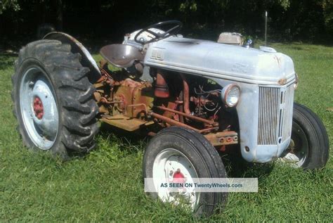 1951 Ford 8n Tractor And Implements