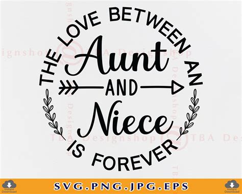 Aunt and Niece SVG the Love Between an Aunt & Niece is - Etsy | Aunt quotes funny, Niece quotes ...